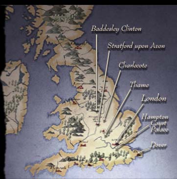 Elizabethan England Maps