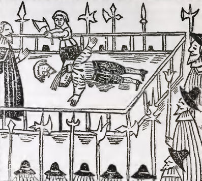 Tudor Punishments for Crimes